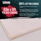 U.S. Art Supply 7-Ounce Unprimed Canvas Roll, 63" Wide x 6' Long (2 Yards) - 100% Cotton, Woven, Acid-Free - Unstretched Canvas Rolls for Painting, Murals, & DIY Crafts